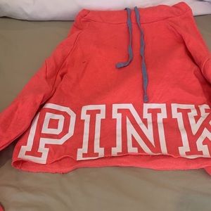 Salmon cropped sweatshirt